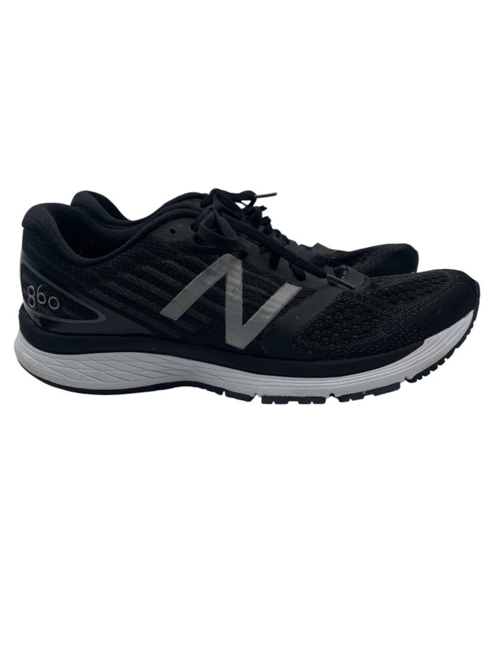 New Balance Shoes Womens 12.5 - 860v9 Athletic Running Low Sneakers Black Fabric